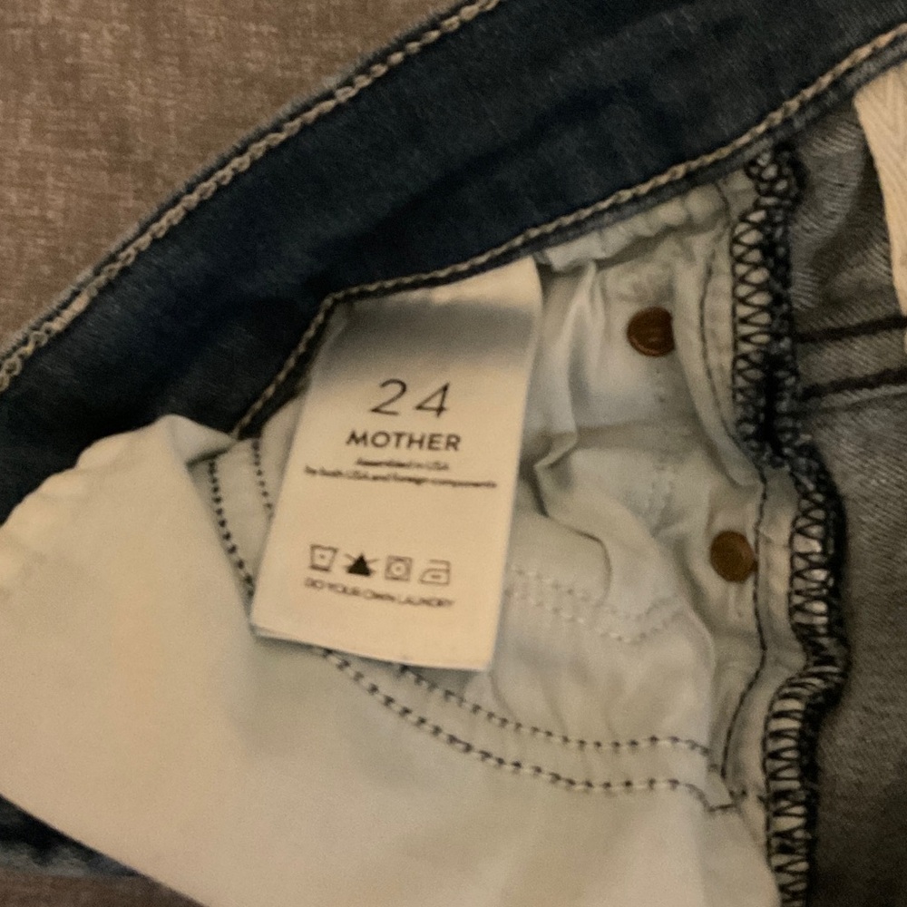 MOTHER Dark Blue Women's Jeans